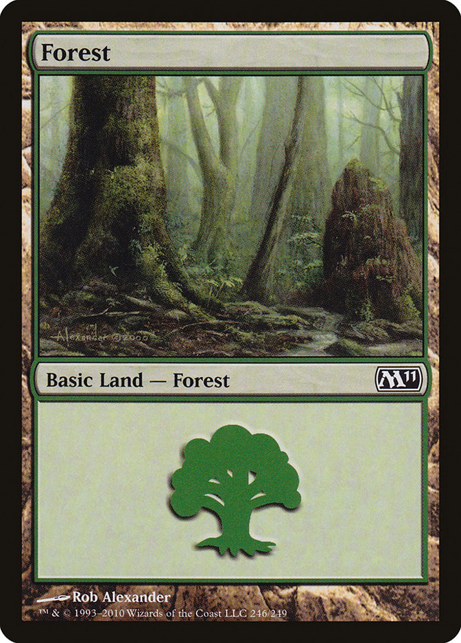 Forest (246) [Magic 2011] | Card Merchant Takapuna