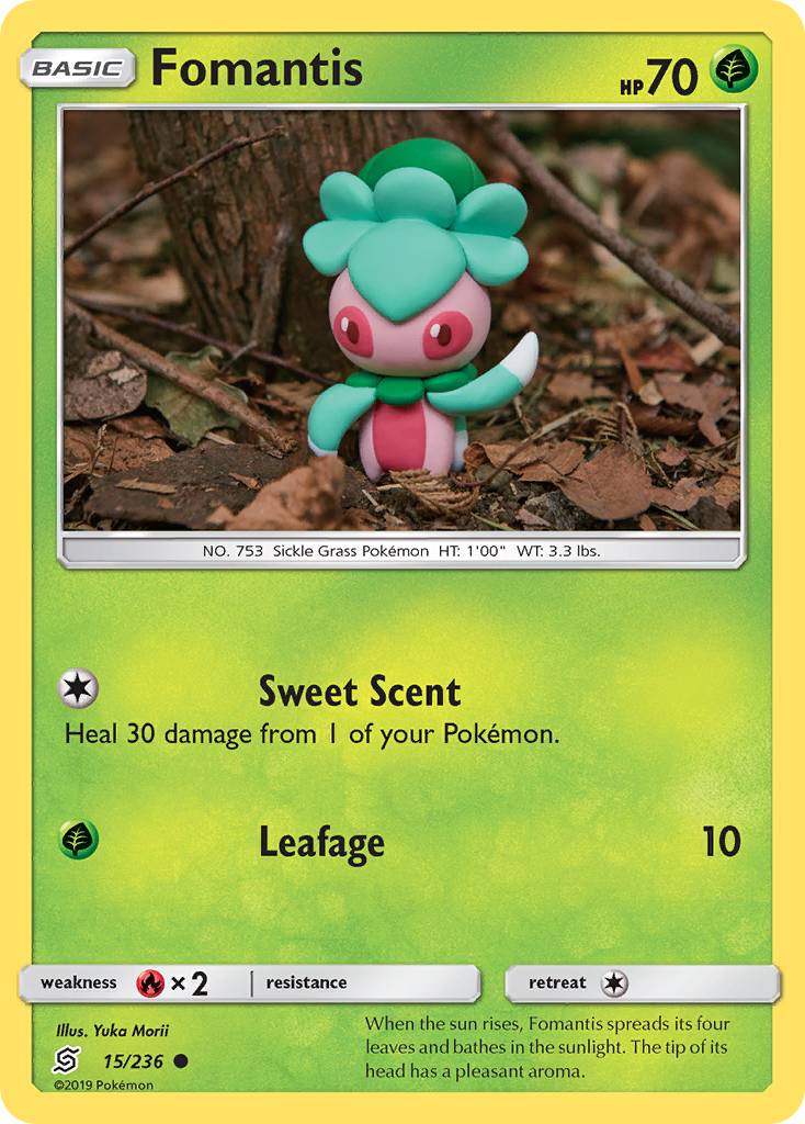 Fomantis (15/236) [Sun & Moon: Unified Minds] | Card Merchant Takapuna