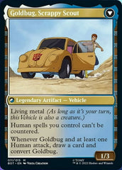 Goldbug, Humanity's Ally // Goldbug, Scrappy Scout [Transformers] | Card Merchant Takapuna