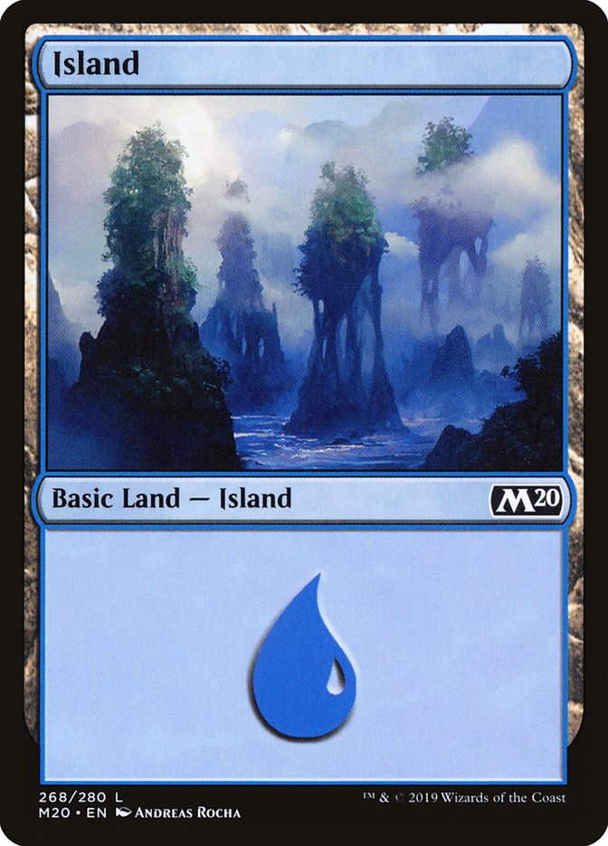 Island (268) [Core Set 2020] | Card Merchant Takapuna