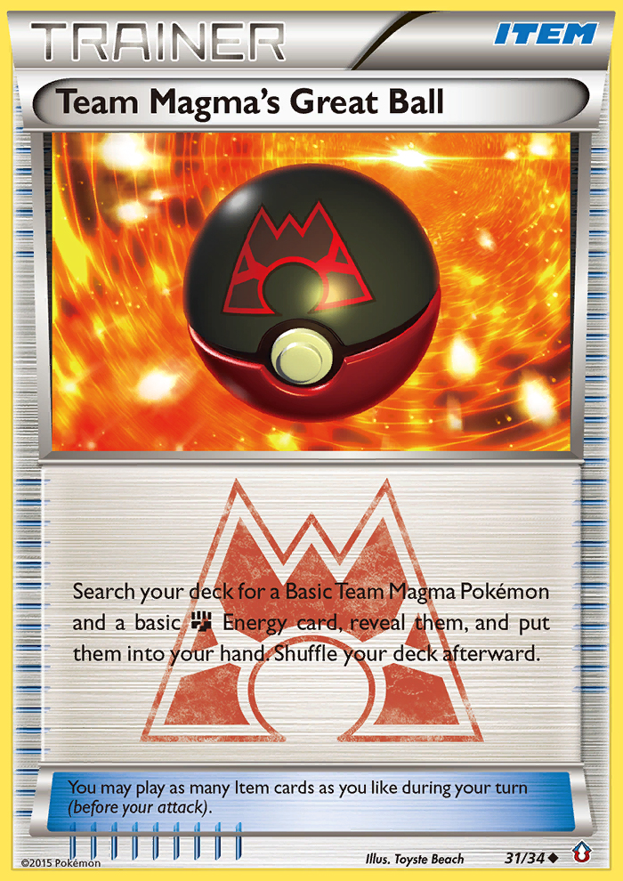 Team Magma's Great Ball (31/34) [XY: Double Crisis] | Card Merchant Takapuna