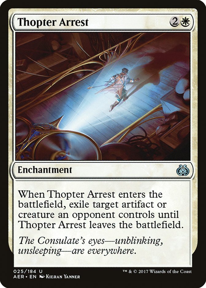 Thopter Arrest [Aether Revolt] | Card Merchant Takapuna