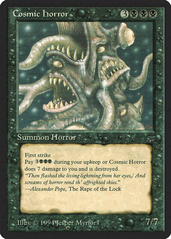 Cosmic Horror [Legends] | Card Merchant Takapuna