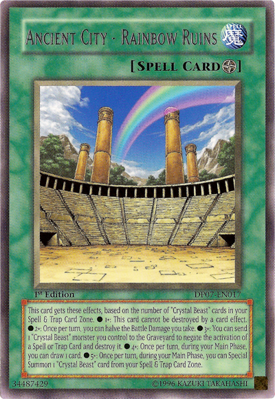 Ancient City - Rainbow Ruins [DP07-EN017] Rare | Card Merchant Takapuna