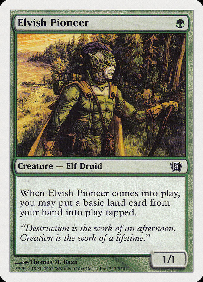 Elvish Pioneer [Eighth Edition] | Card Merchant Takapuna