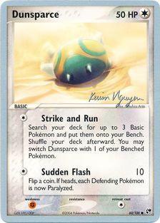 Dunsparce (60/100) (Team Rushdown - Kevin Nguyen) [World Championships 2004] | Card Merchant Takapuna
