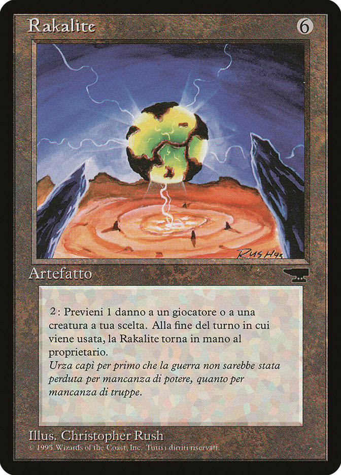 Rakalite (Italian) [Rinascimento] | Card Merchant Takapuna