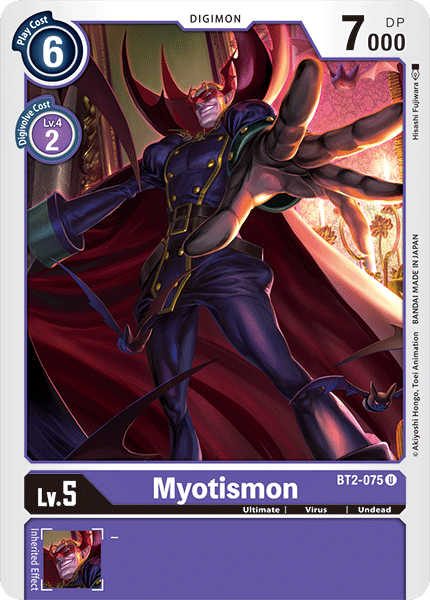 Myotismon [BT2-075] [Release Special Booster Ver.1.0] | Card Merchant Takapuna