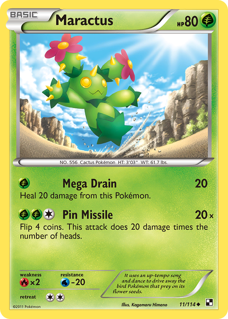 Maractus (11/114) [Black & White: Base Set] | Card Merchant Takapuna