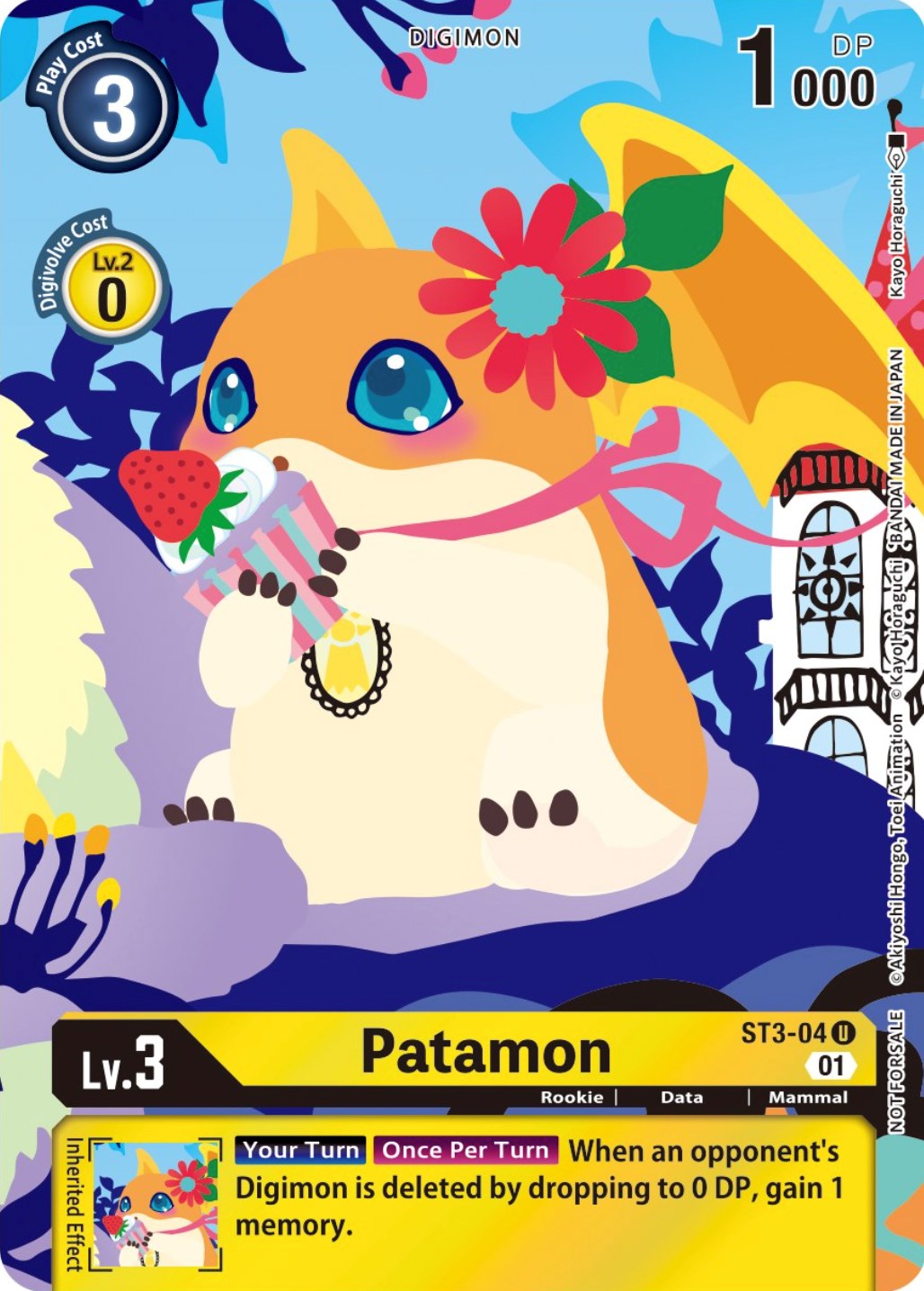 Patamon [ST3-04] (Tamer's Card Set 2 Floral Fun) [Starter Deck: Heaven's Yellow Promos] | Card Merchant Takapuna