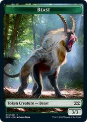 Beast // Treasure Double-Sided Token [Double Masters Tokens] | Card Merchant Takapuna