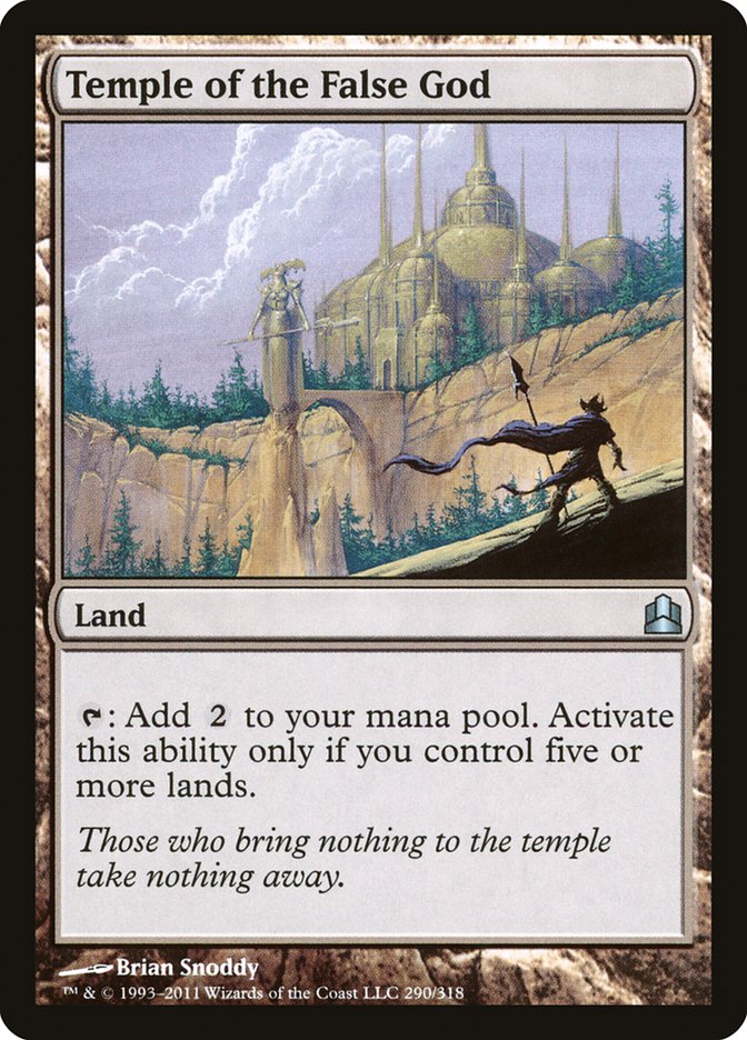 Temple of the False God [Commander 2011] | Card Merchant Takapuna