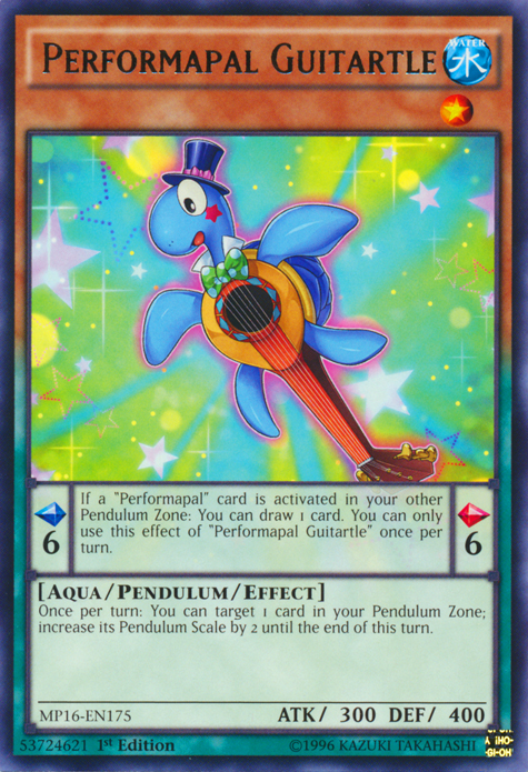 Performapal Guitartle [MP16-EN175] Rare | Card Merchant Takapuna