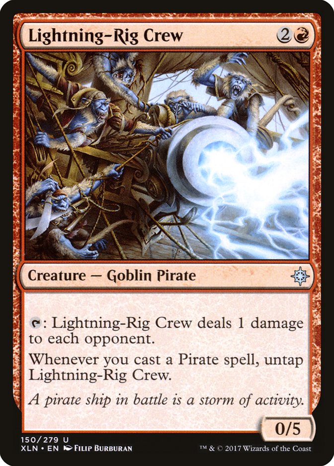 Lightning-Rig Crew [Ixalan] | Card Merchant Takapuna