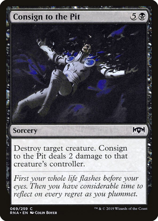 Consign to the Pit [Ravnica Allegiance] | Card Merchant Takapuna