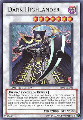 Dark Highlander [YF01-EN001] Ultra Rare | Card Merchant Takapuna