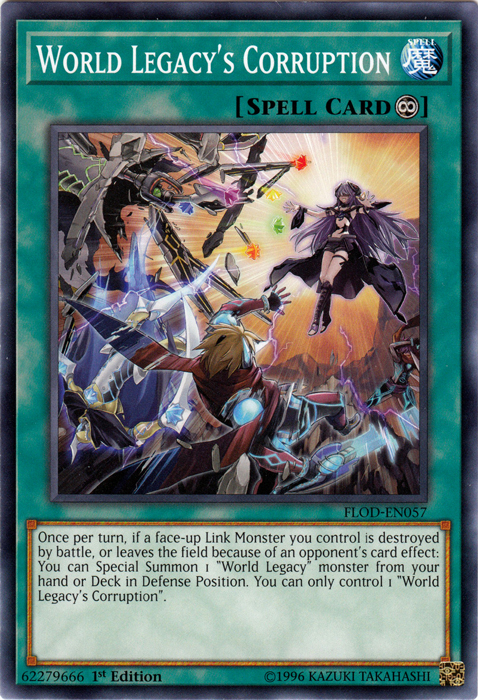 World Legacy's Corruption [FLOD-EN057] Common | Card Merchant Takapuna