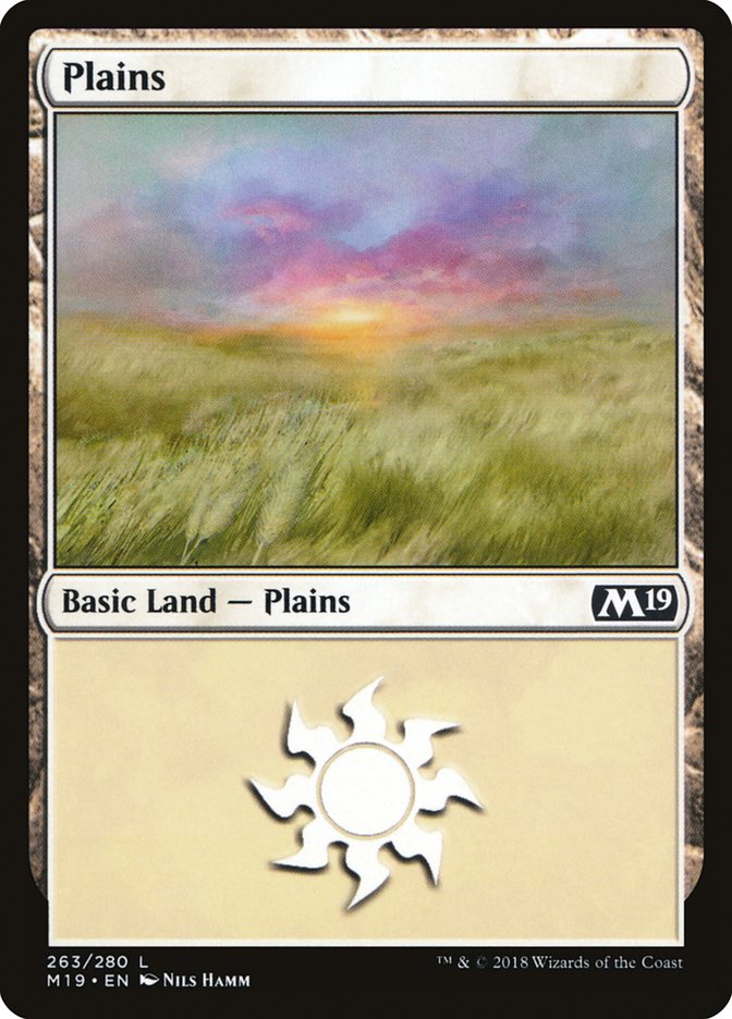 Plains (263) [Core Set 2019] | Card Merchant Takapuna