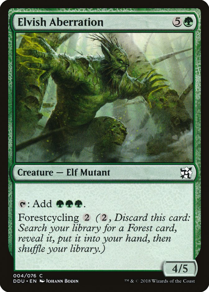 Elvish Aberration [Duel Decks: Elves vs. Inventors] | Card Merchant Takapuna