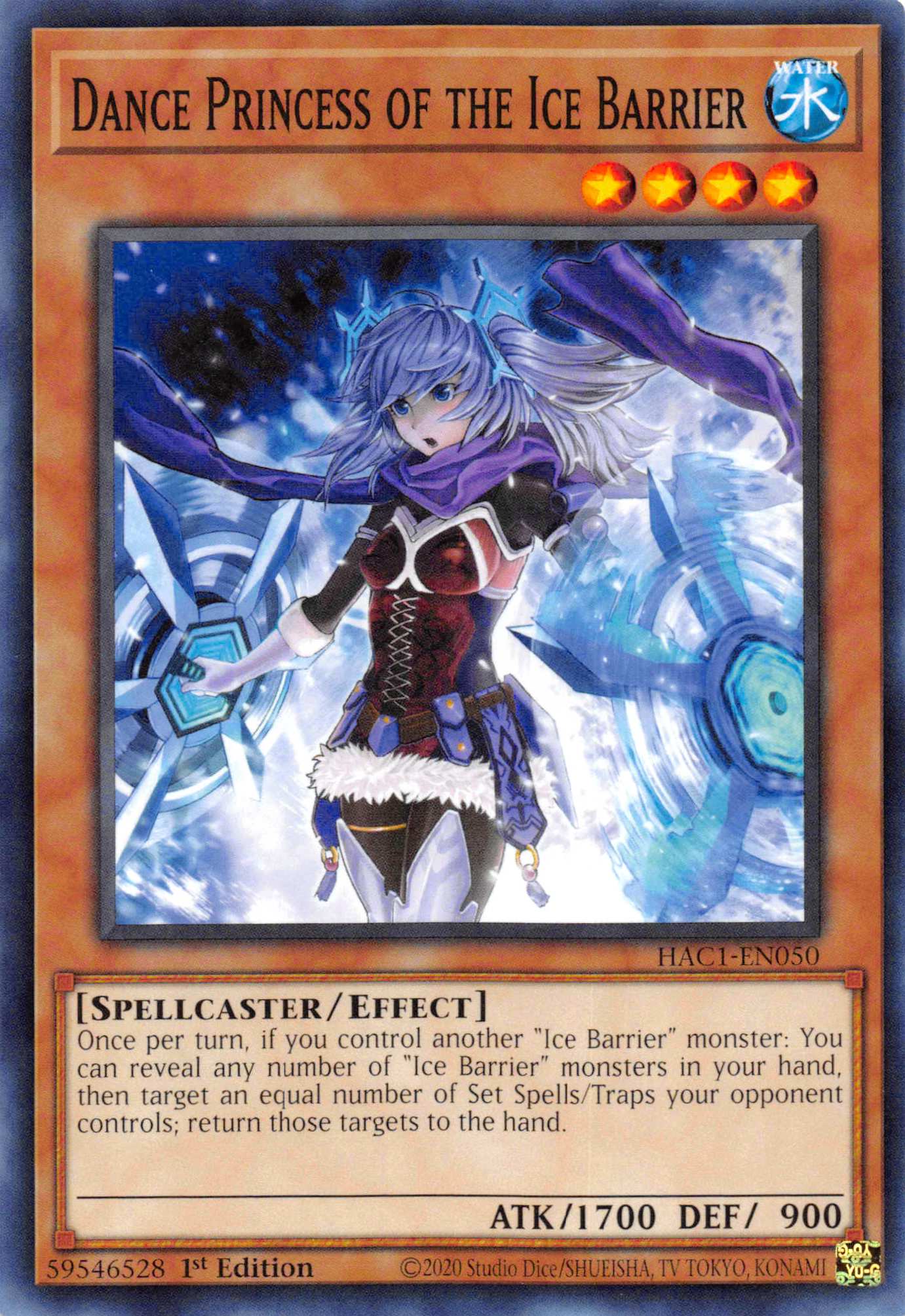 Dance Princess of the Ice Barrier [HAC1-EN050] Common | Card Merchant Takapuna