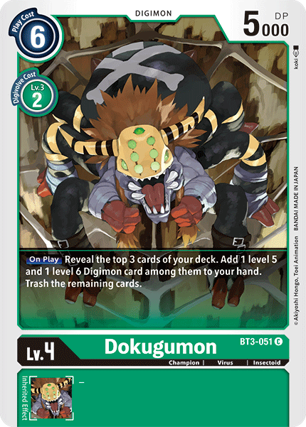 Dokugumon [BT3-051] [Release Special Booster Ver.1.5] | Card Merchant Takapuna