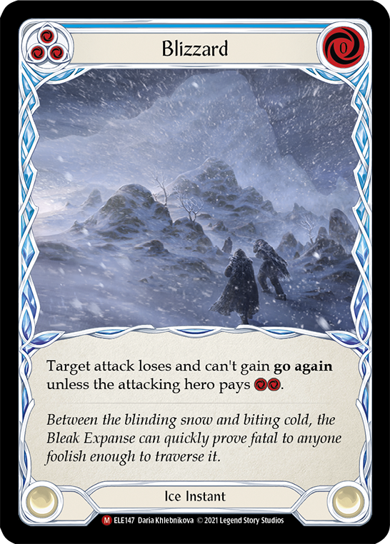 Blizzard [ELE147] (Tales of Aria)  1st Edition Normal | Card Merchant Takapuna