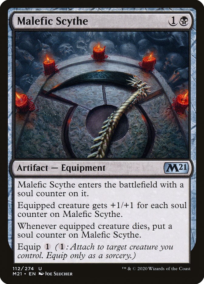 Malefic Scythe [Core Set 2021] | Card Merchant Takapuna