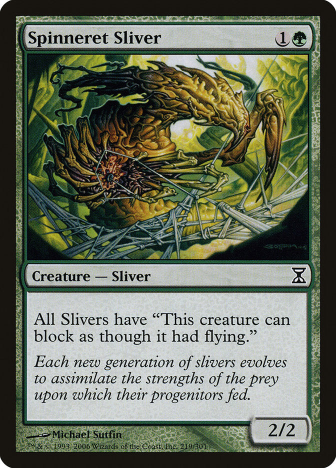 Spinneret Sliver [Time Spiral] | Card Merchant Takapuna