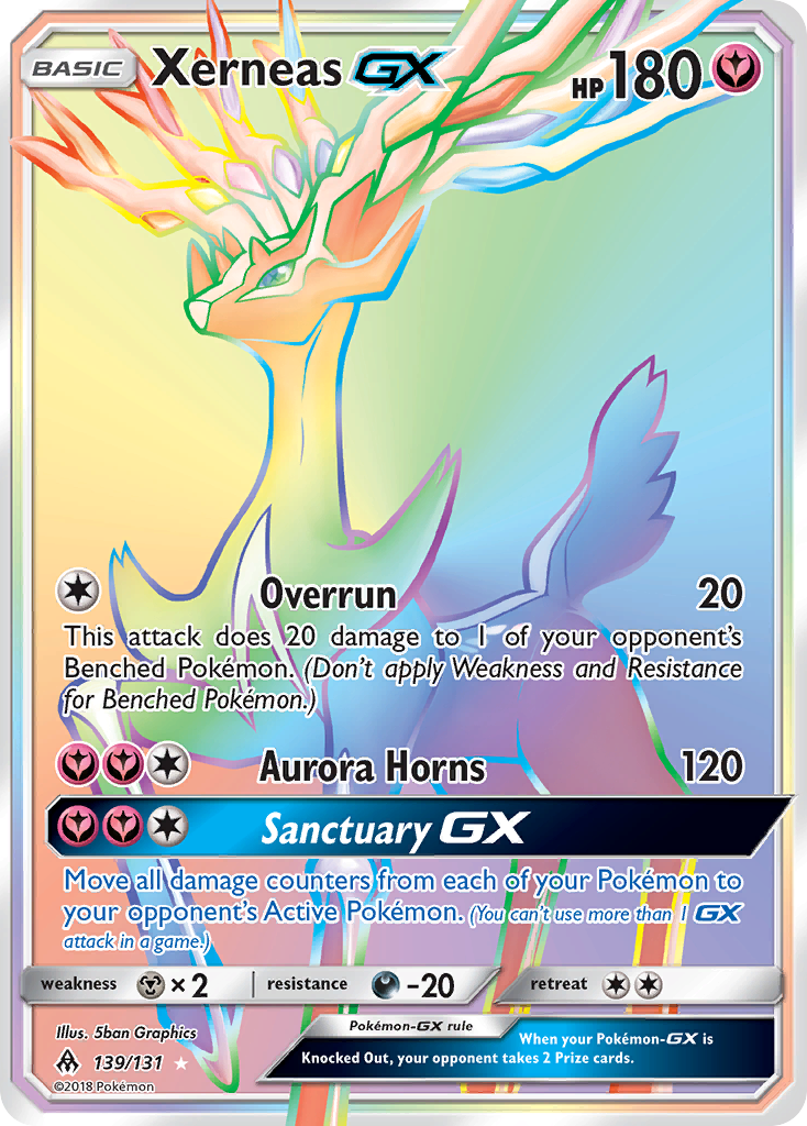 Xerneas GX (139/131) [Sun & Moon: Forbidden Light] | Card Merchant Takapuna