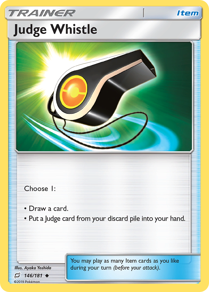 Judge Whistle (146/181) [Sun & Moon: Team Up] | Card Merchant Takapuna