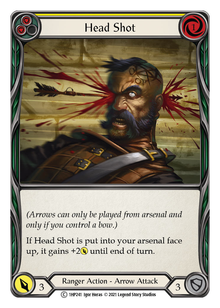 Head Shot (Yellow) [1HP241] (History Pack 1) | Card Merchant Takapuna