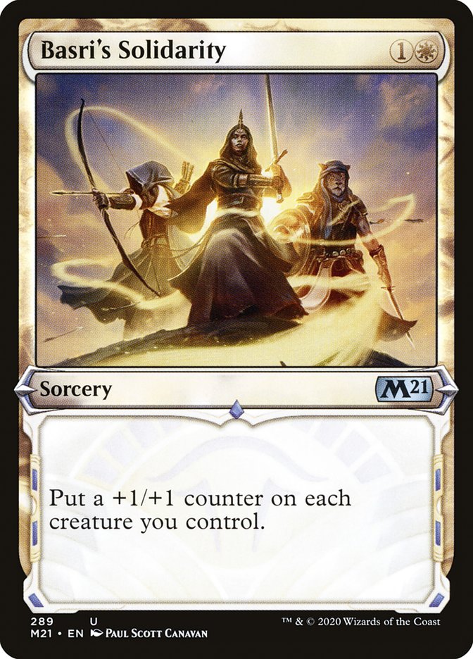 Basri's Solidarity (Showcase) [Core Set 2021] | Card Merchant Takapuna