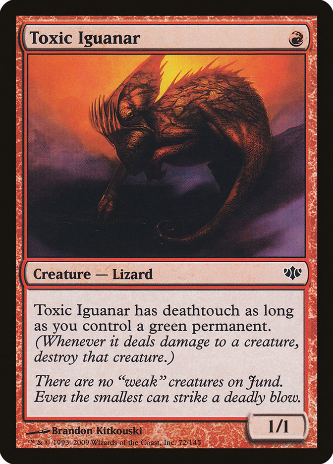 Toxic Iguanar [Conflux] | Card Merchant Takapuna