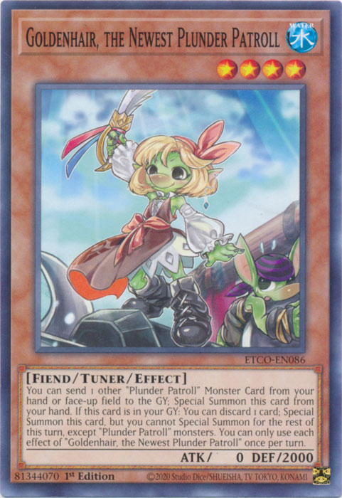 Goldenhair, the Newest Plunder Patroll [ETCO-EN086] Common | Card Merchant Takapuna