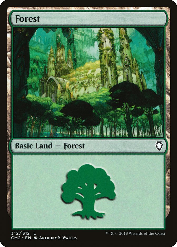 Forest (312) [Commander Anthology Volume II] | Card Merchant Takapuna