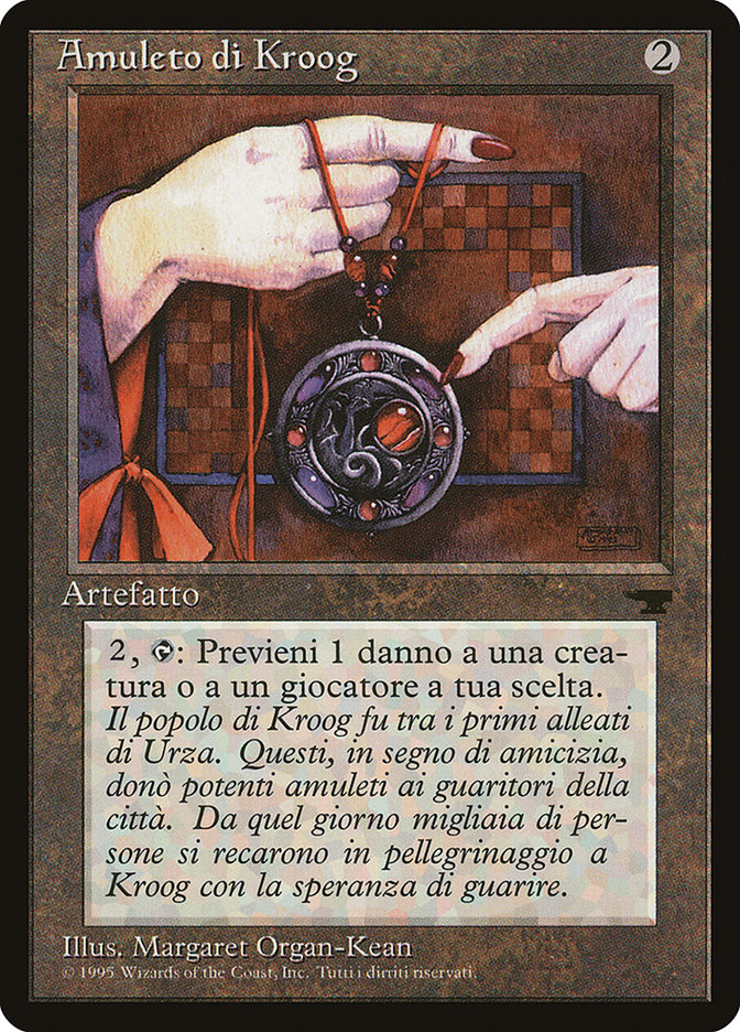 Amulet of Kroog (Italian) - "Amuleto di Kroog" [Rinascimento] | Card Merchant Takapuna