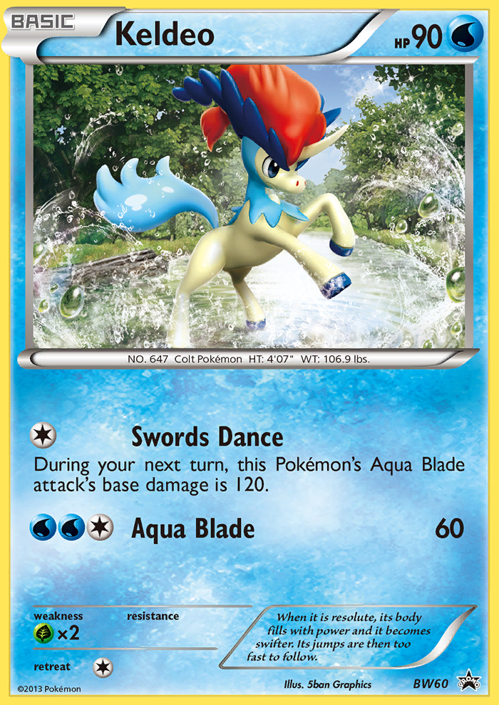 Keldeo (BW60) [Black & White: Black Star Promos] | Card Merchant Takapuna