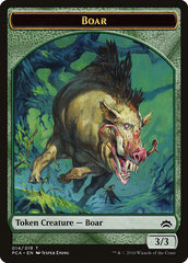 Goblin // Boar Double-Sided Token [Planechase Anthology Tokens] | Card Merchant Takapuna