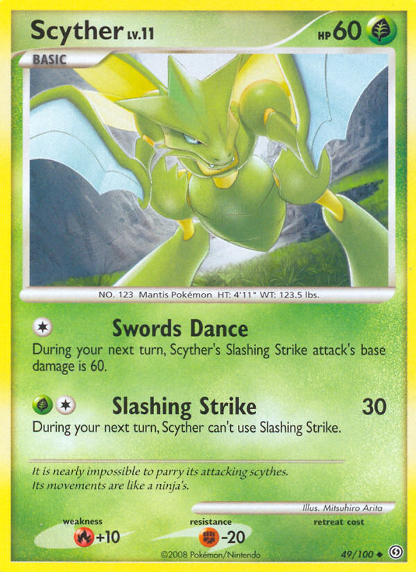 Scyther (49/100) [Diamond & Pearl: Stormfront] | Card Merchant Takapuna