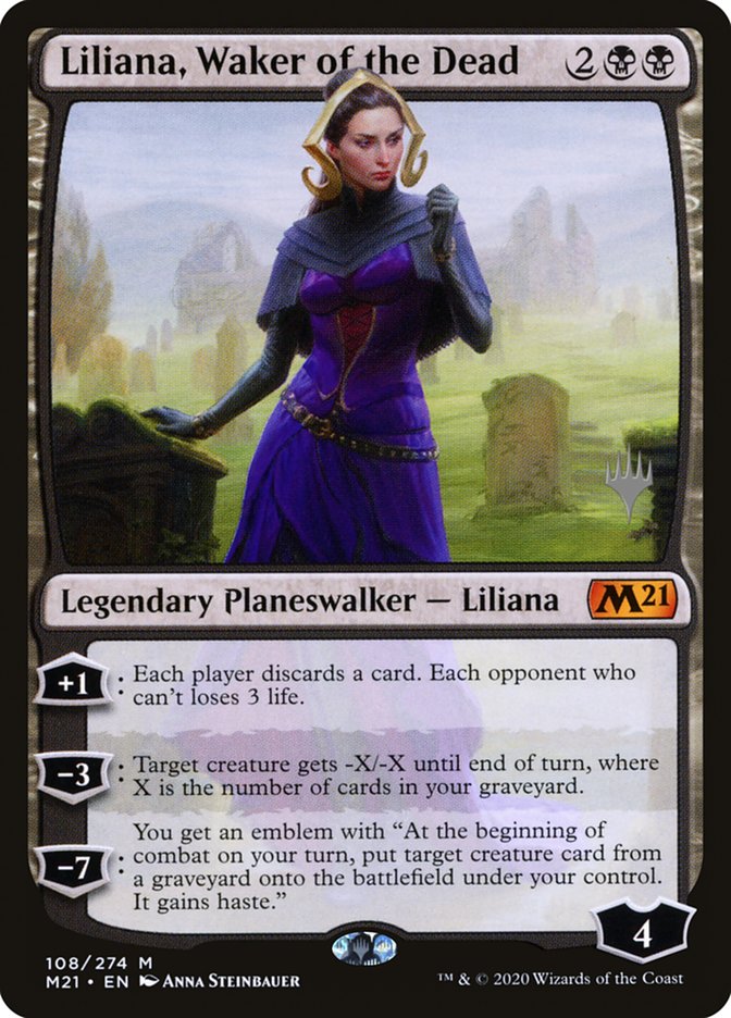 Liliana, Waker of the Dead (Promo Pack) [Core Set 2021 Promos] | Card Merchant Takapuna