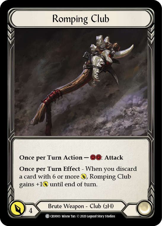 Romping Club [CRU003] (Crucible of War)  1st Edition Normal | Card Merchant Takapuna