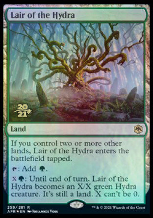 Lair of the Hydra [Dungeons & Dragons: Adventures in the Forgotten Realms Prerelease Promos] | Card Merchant Takapuna