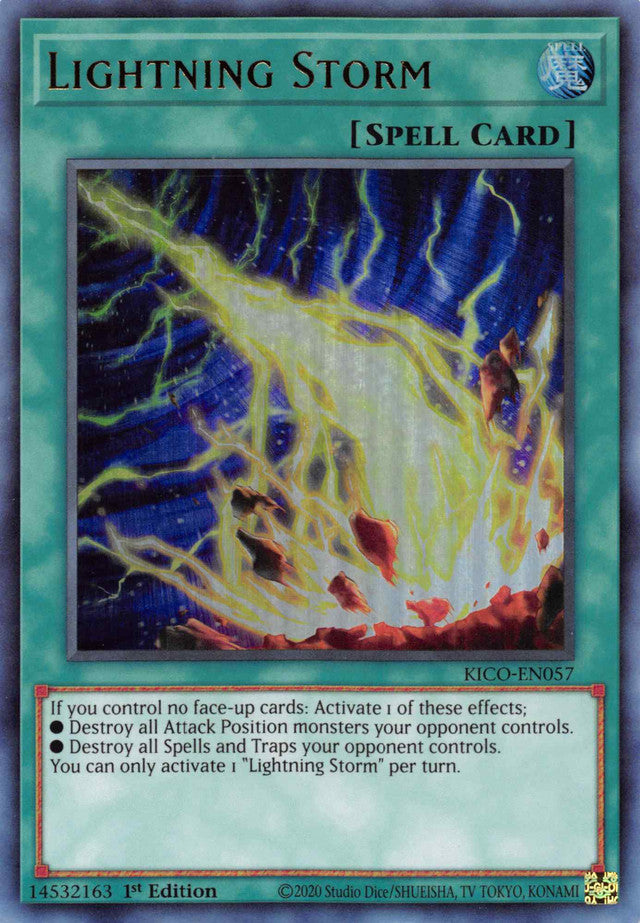 Lightning Storm (Ultra Rare) [KICO-EN057] Ultra Rare | Card Merchant Takapuna