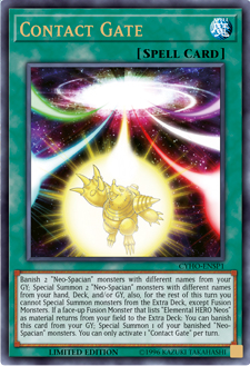 Contact Gate (Sneak Peek) [CYHO-ENSP1] Ultra Rare | Card Merchant Takapuna