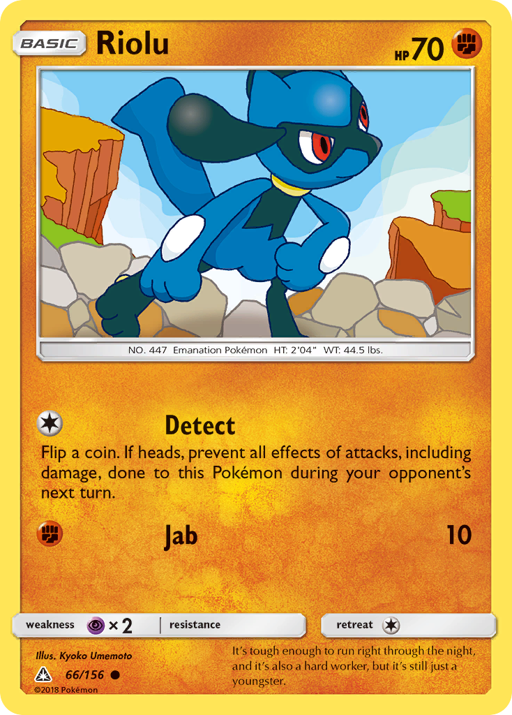 Riolu (66/156) [Sun & Moon: Ultra Prism] | Card Merchant Takapuna