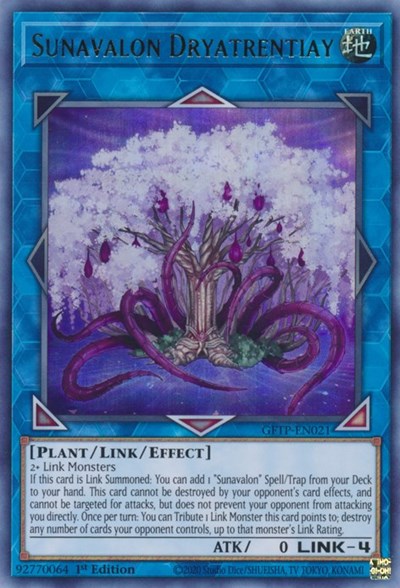 Sunavalon Dryatrentiay [GFTP-EN021] Ultra Rare | Card Merchant Takapuna