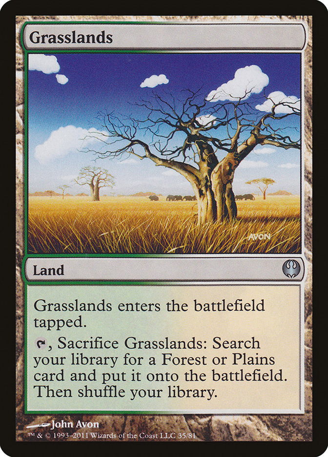 Grasslands [Duel Decks: Knights vs. Dragons] | Card Merchant Takapuna