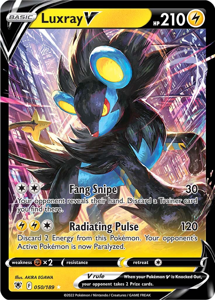 Luxray V (050/189) [Sword & Shield: Astral Radiance] | Card Merchant Takapuna