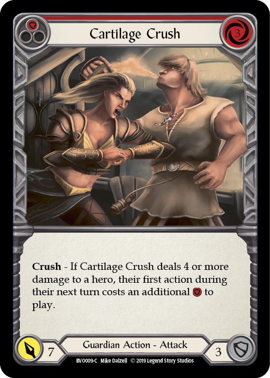 Cartilage Crush (Red) [BVO009-C] (Bravo Hero Deck)  1st Edition Normal | Card Merchant Takapuna