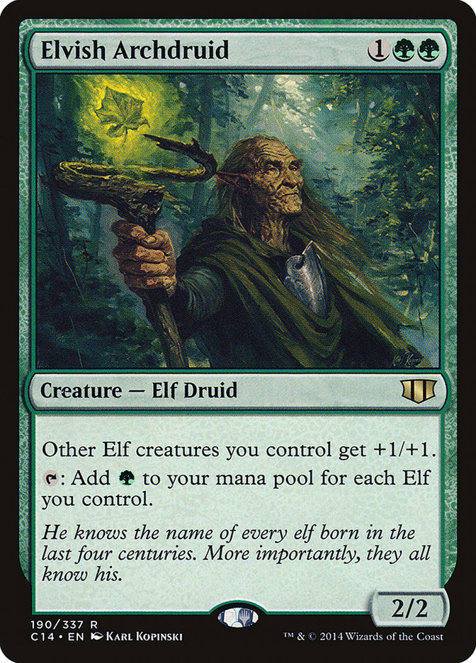 Elvish Archdruid [Commander 2014] | Card Merchant Takapuna